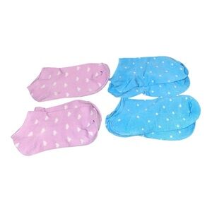 NEW 4-Pairs of Kids Polyester Girl Socks (Color Pack 2)